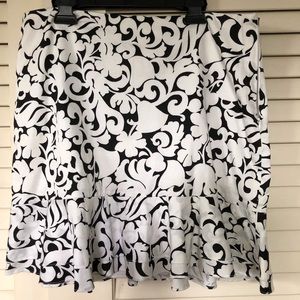 White House Black Market Printed Skirt